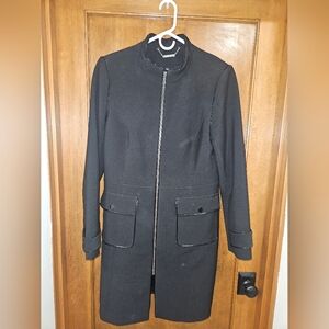 WHBM Chic Black Women's Trench Coat